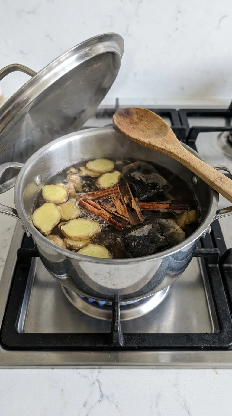Homemade Chai Concentrate with Warming Spices step 4