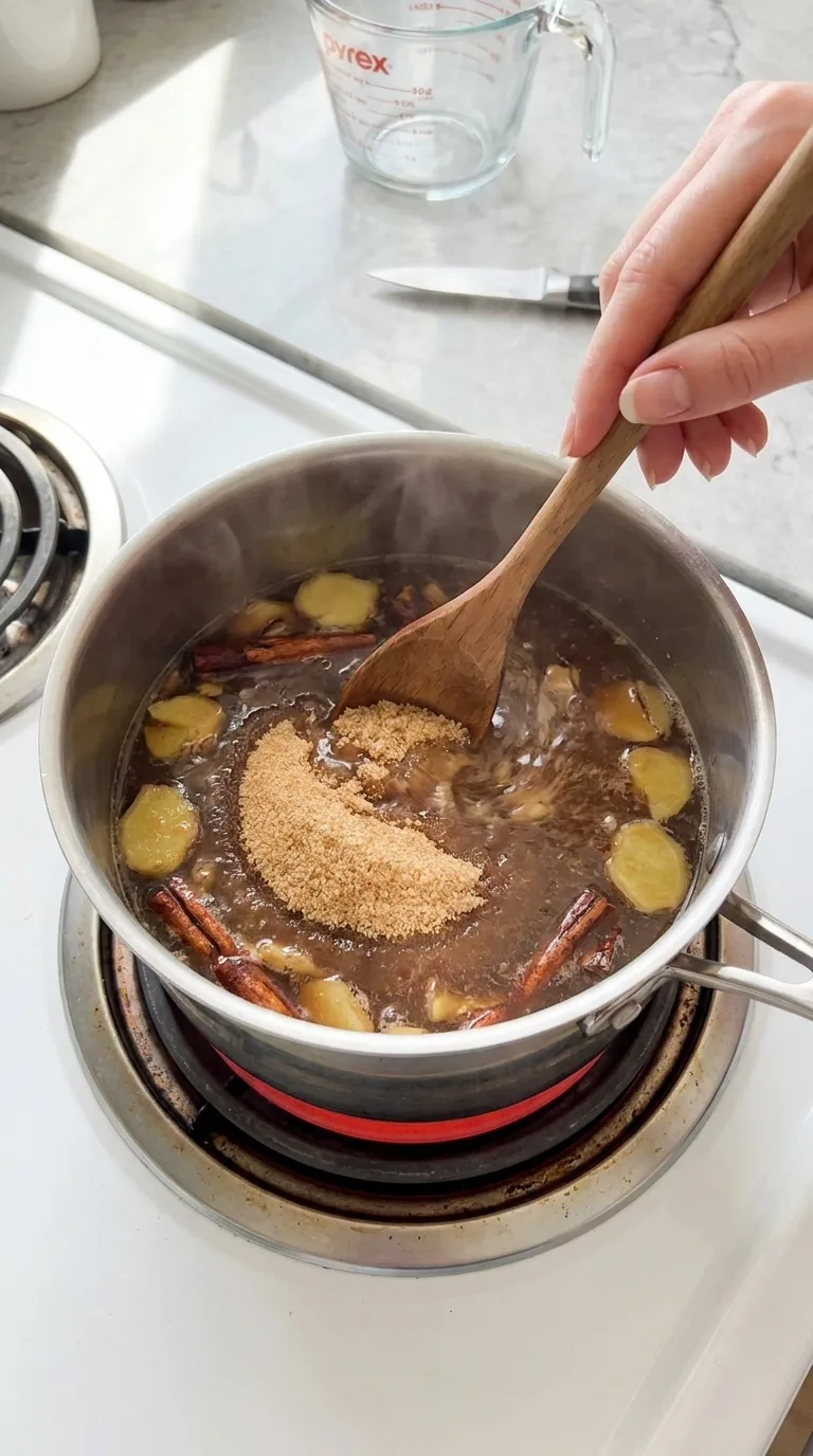 Homemade Chai Concentrate with Warming Spices step 5