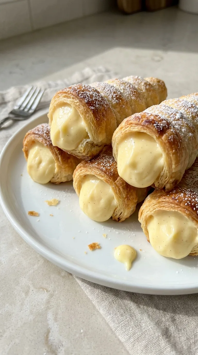 Italian Cannoncini Treats with Vanilla Pastry Cream featured image