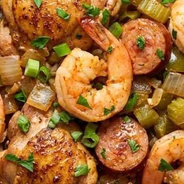 Jambalaya Recipe for Mardi Gras finished recipe