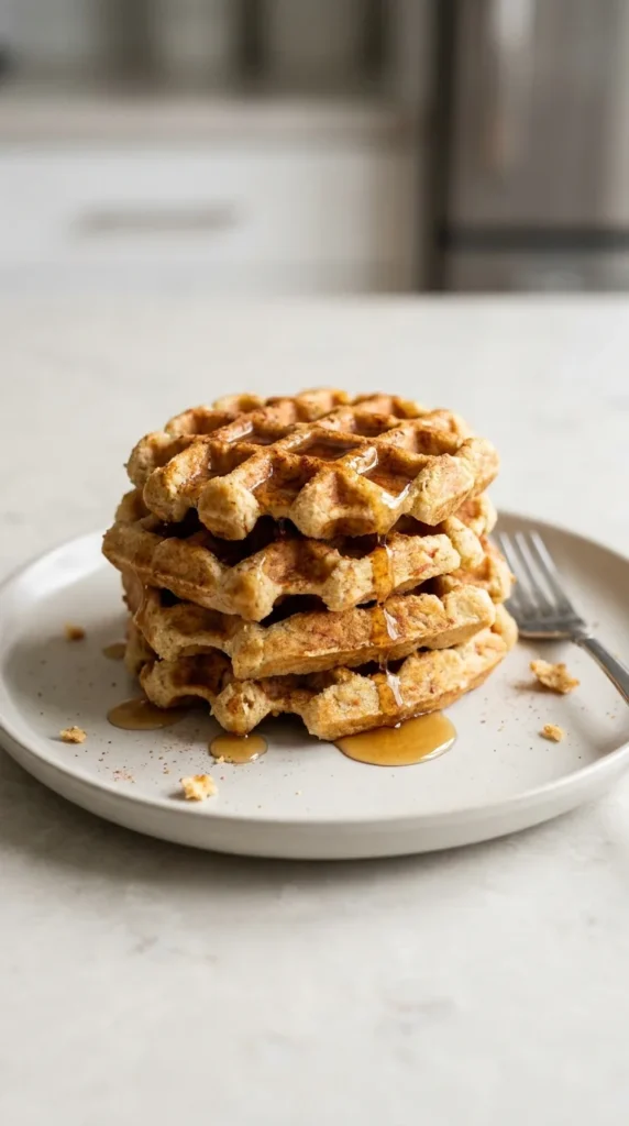 Paleo Apple Waffles full finished recipe