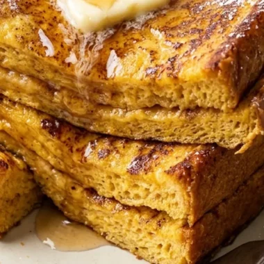 Pumpkin French Toast finished recipe