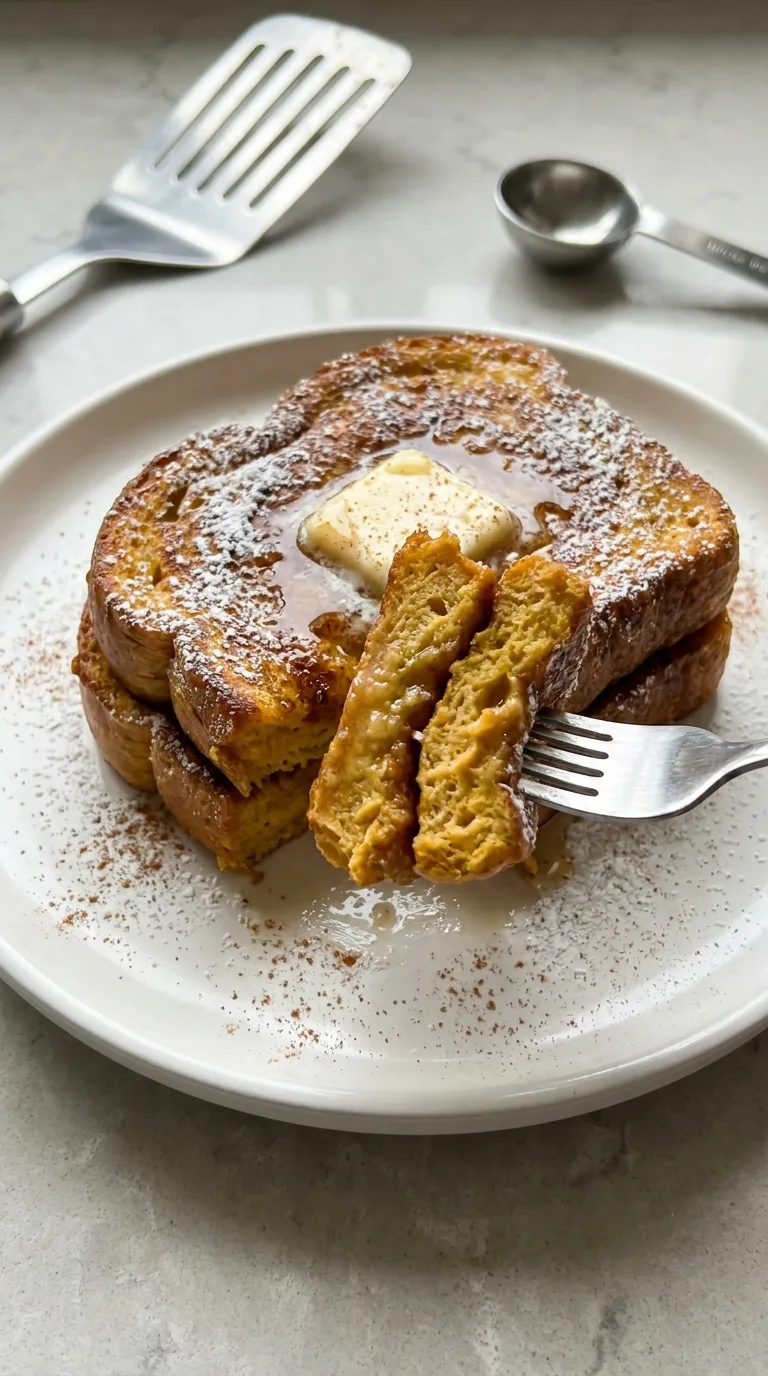 Pumpkin French Toast final dish
