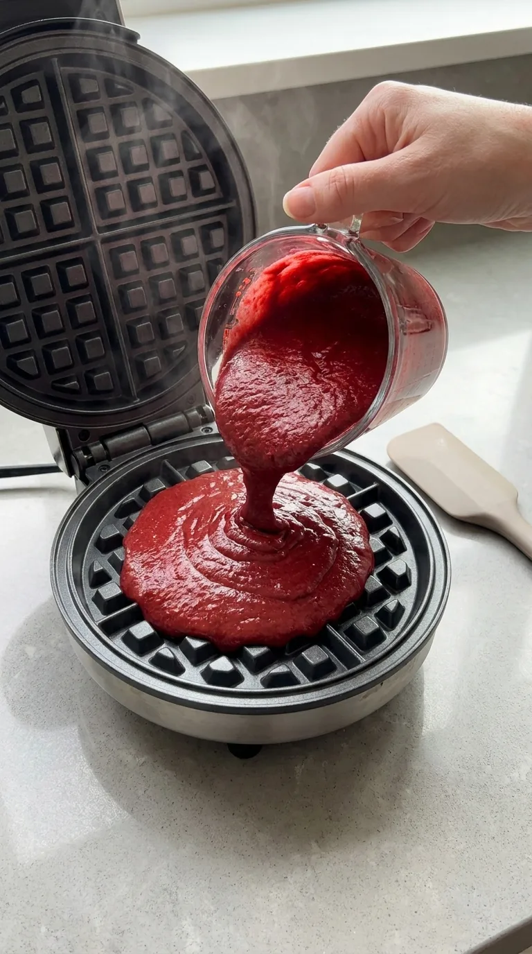 Red Velvet Waffles step 6