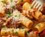 Rigatoni with Sausage in Creamy Tomato Sauce