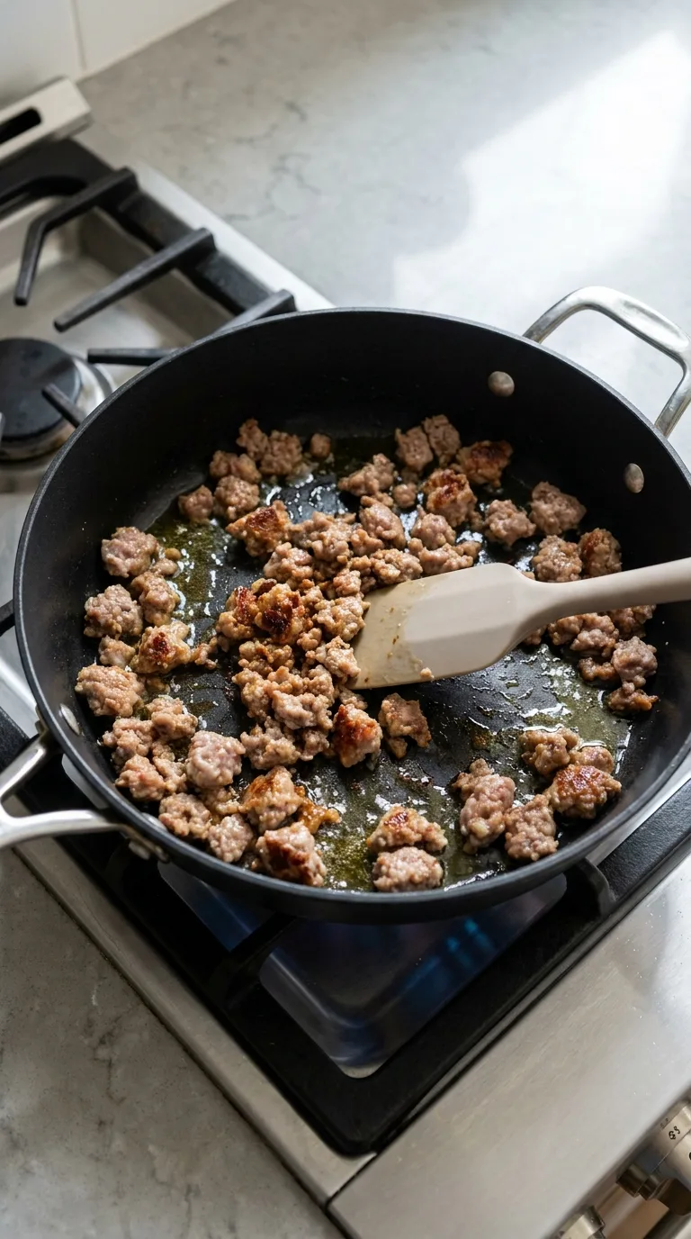 Rigatoni with Sausage in Creamy Tomato Sauce step 4