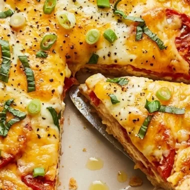 Southern Tomato Pie finished recipe