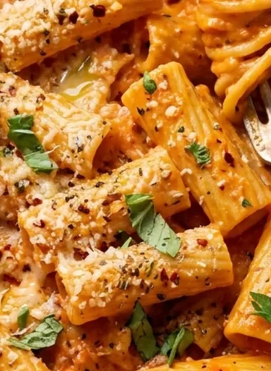 Spicy Rigatoni Pasta
