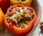 Stuffed Peppers with Rice and Beef