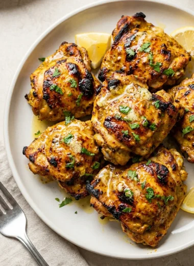 Tandoori Chicken with Yogurt and Warm Spices finished recipe