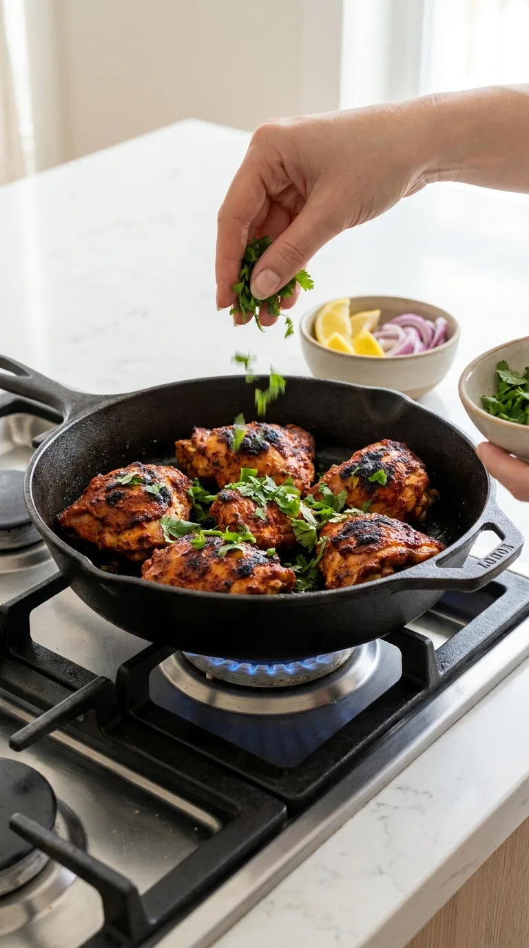 Tandoori Chicken with Yogurt and Warm Spices step 11