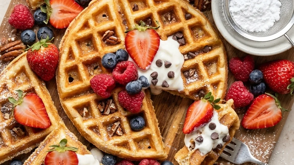 Valentine’s Day Waffle Board