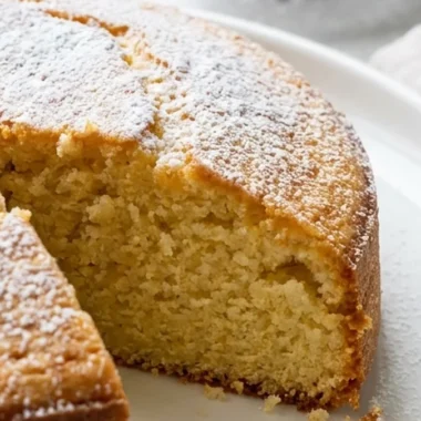 Yogurt Cake finished recipe