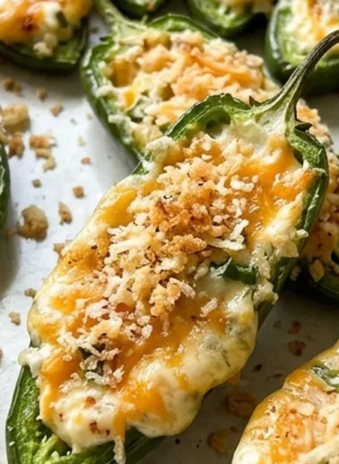 Air Fryer Jalapeño Poppers with Cream Cheese finished recipe