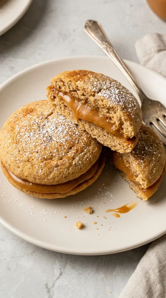 Apple Cider Whoopie Pie Cookies with Caramel full finished recipe