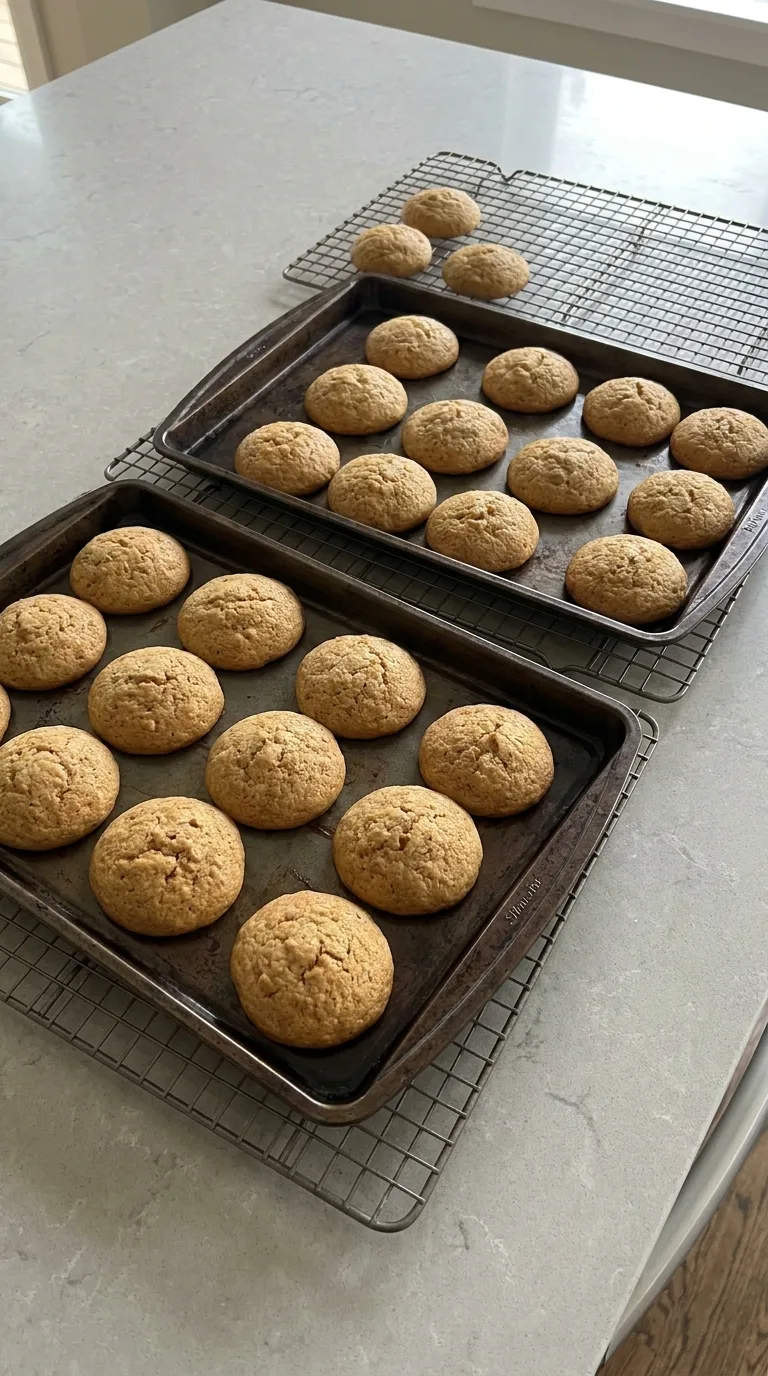 Apple Cider Whoopie Pie Cookies with Caramel - Process Step