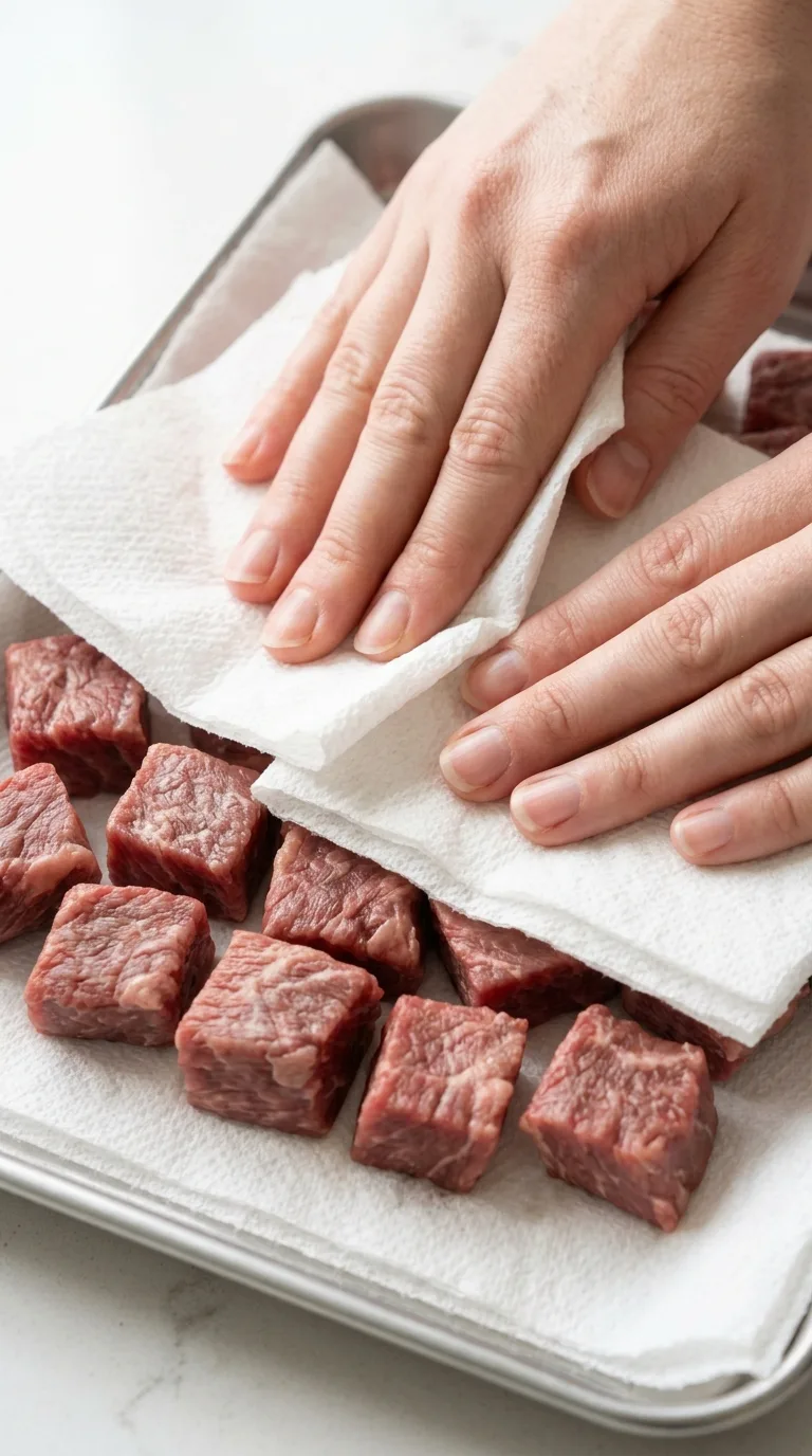 Beef Bourguignon step 1