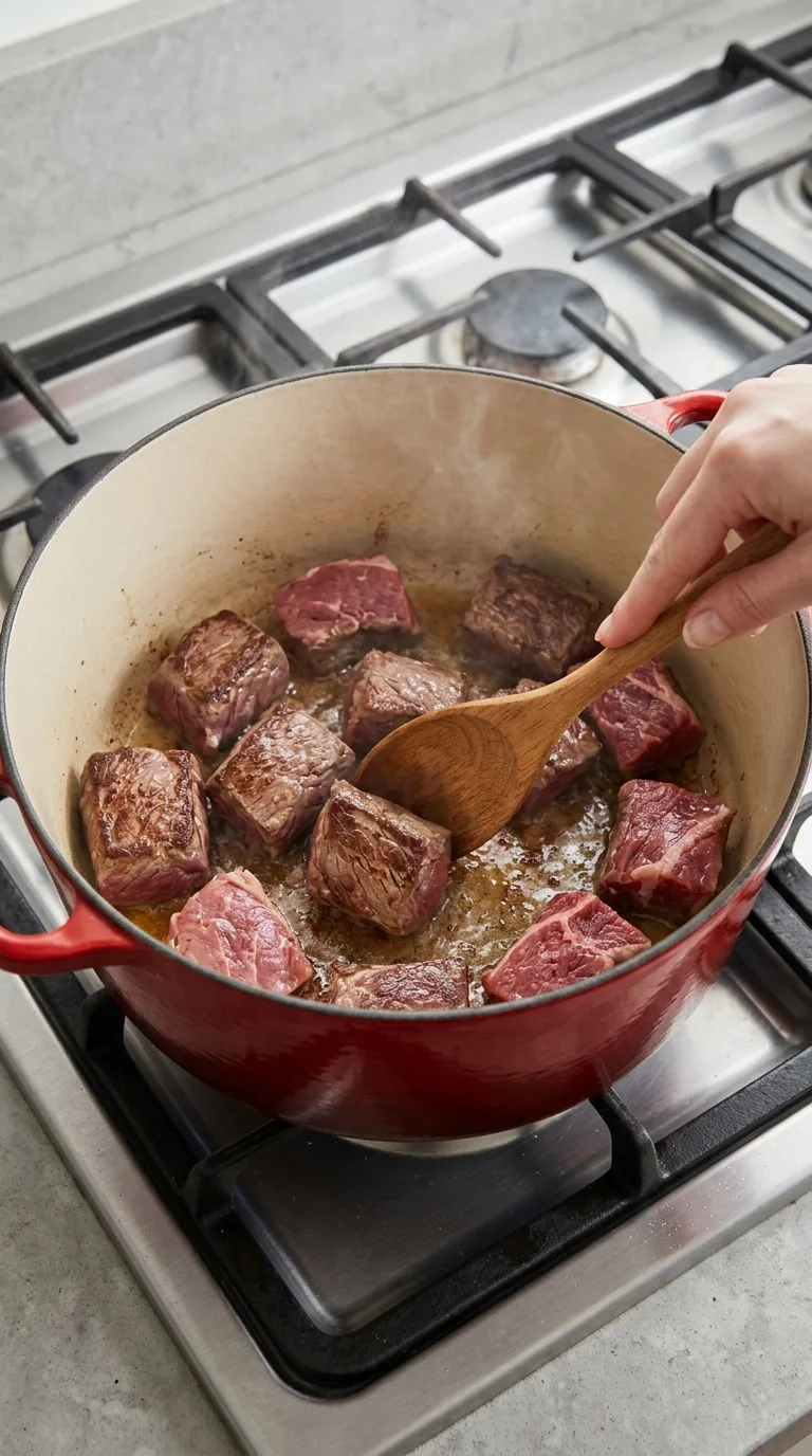 Beef Bourguignon step 3