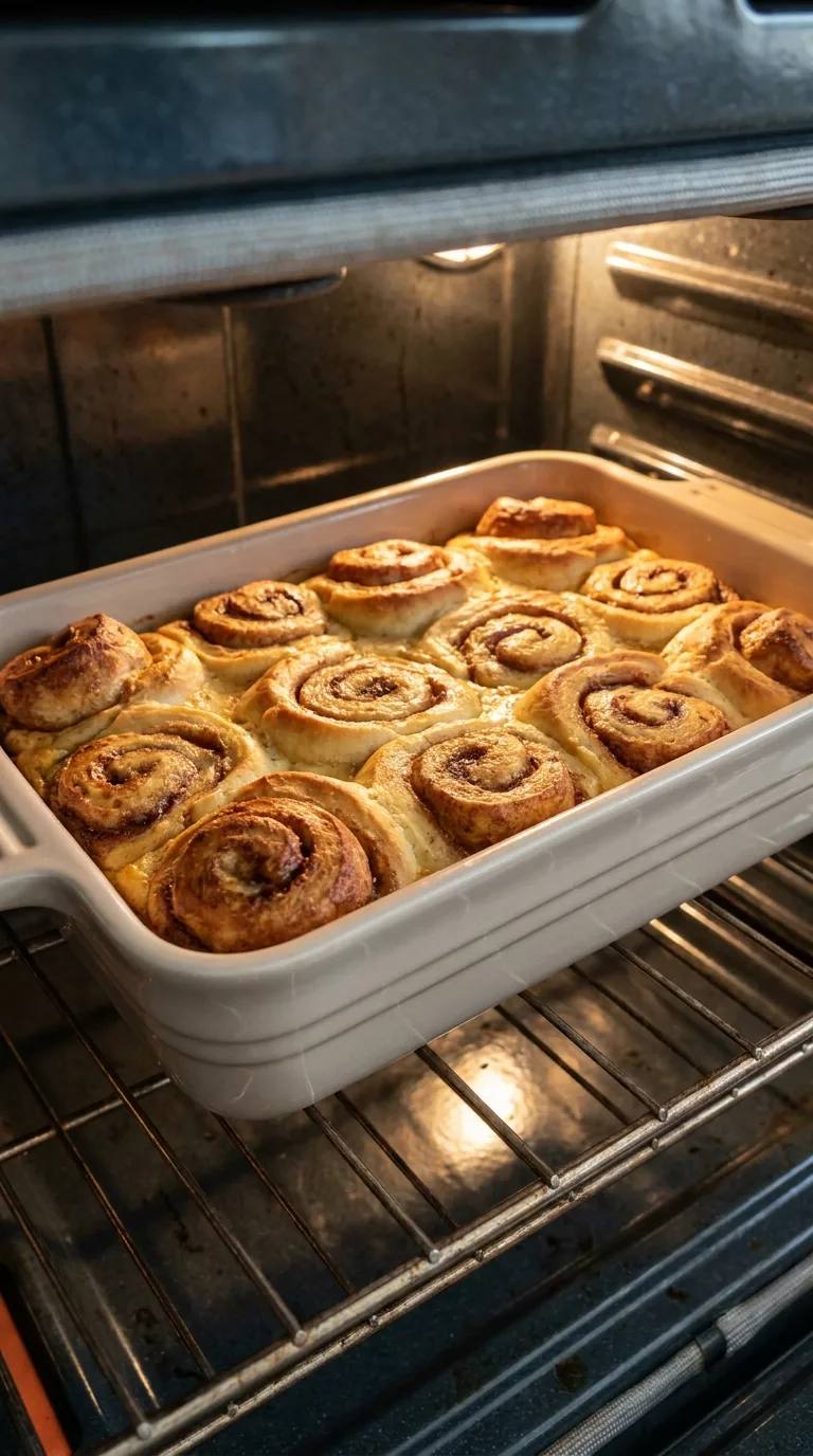 Breakfast Cinnamon Roll Casserole - Final Result
