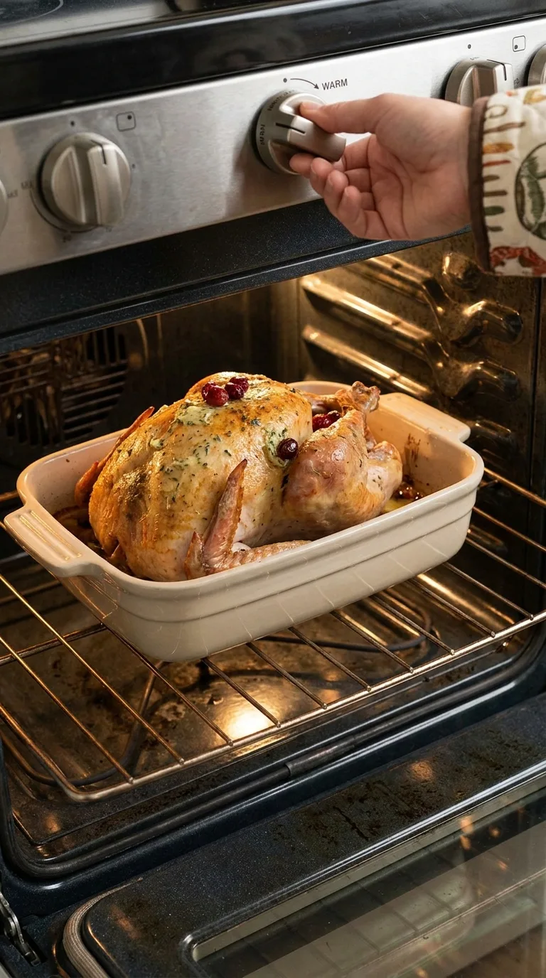 Brown Butter Herb Roasted Turkey with Cranberry Mustarda - Final Result