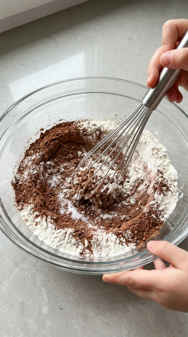Caramel Swirl Brownies - Ingredients Layout