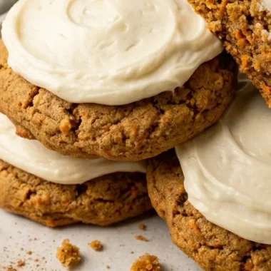 Carrot Cake Cookies finished recipe
