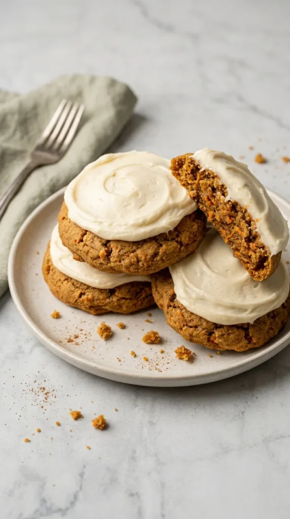 Carrot Cake Cookies full finished recipe