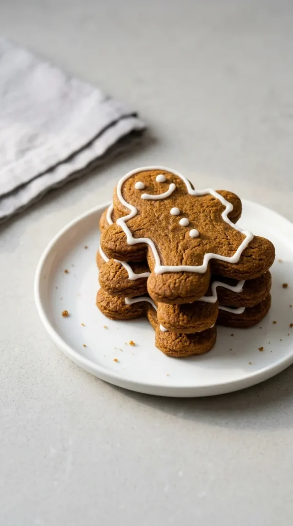 Chewy Gingerbread Men Cookies full finished recipe