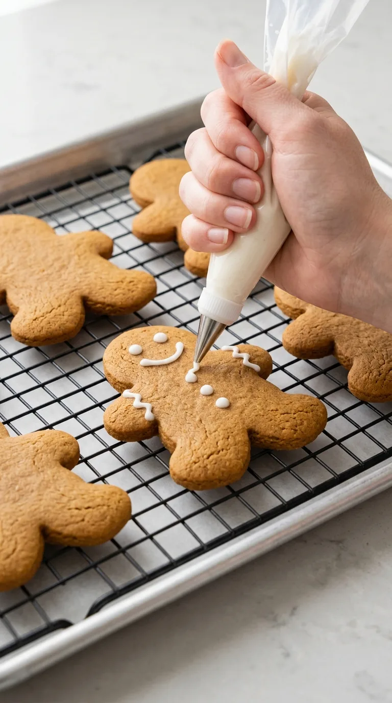 Chewy Gingerbread Men Cookies step 12