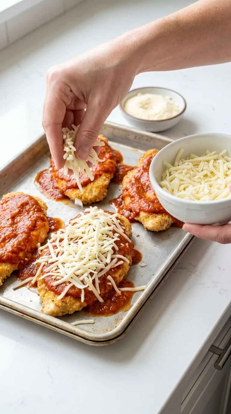 Chicken Parmesan - Process Step