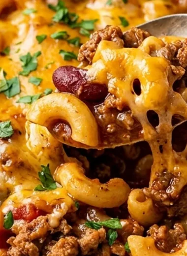 Chili Mac finished recipe