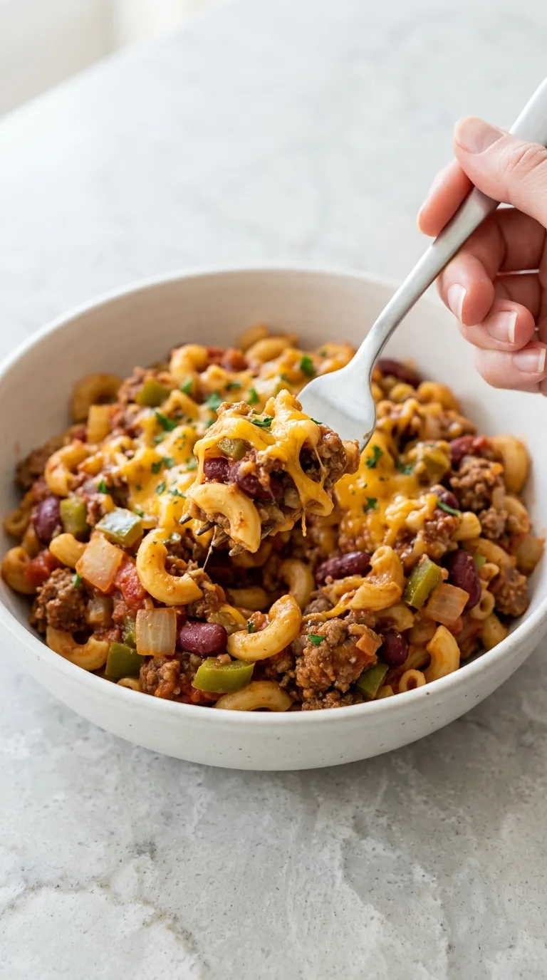Chili Mac final dish