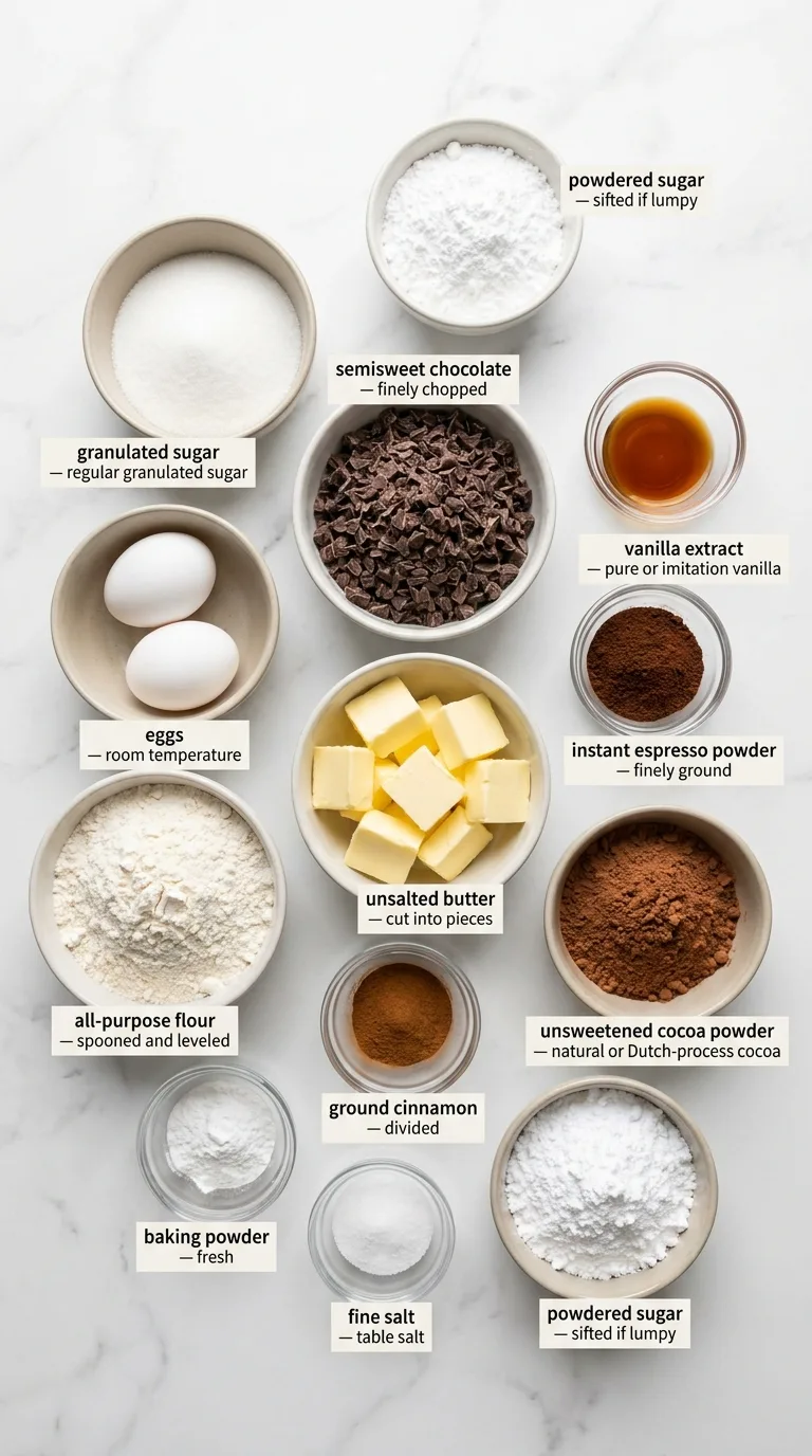 Cinnamon Coffee Crinkles - Preparation Phase
