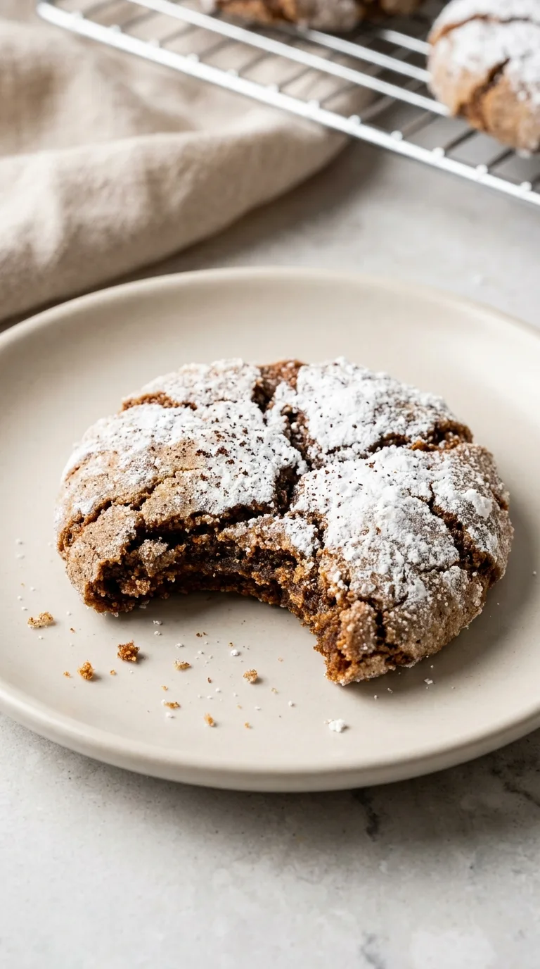 Cinnamon Coffee Crinkles - Delicious Texture