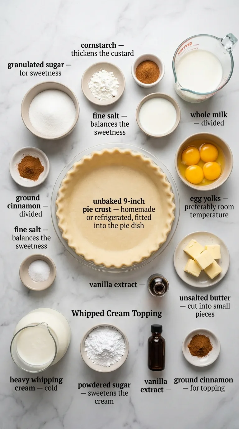 Cinnamon Cream Pie - Preparation Phase