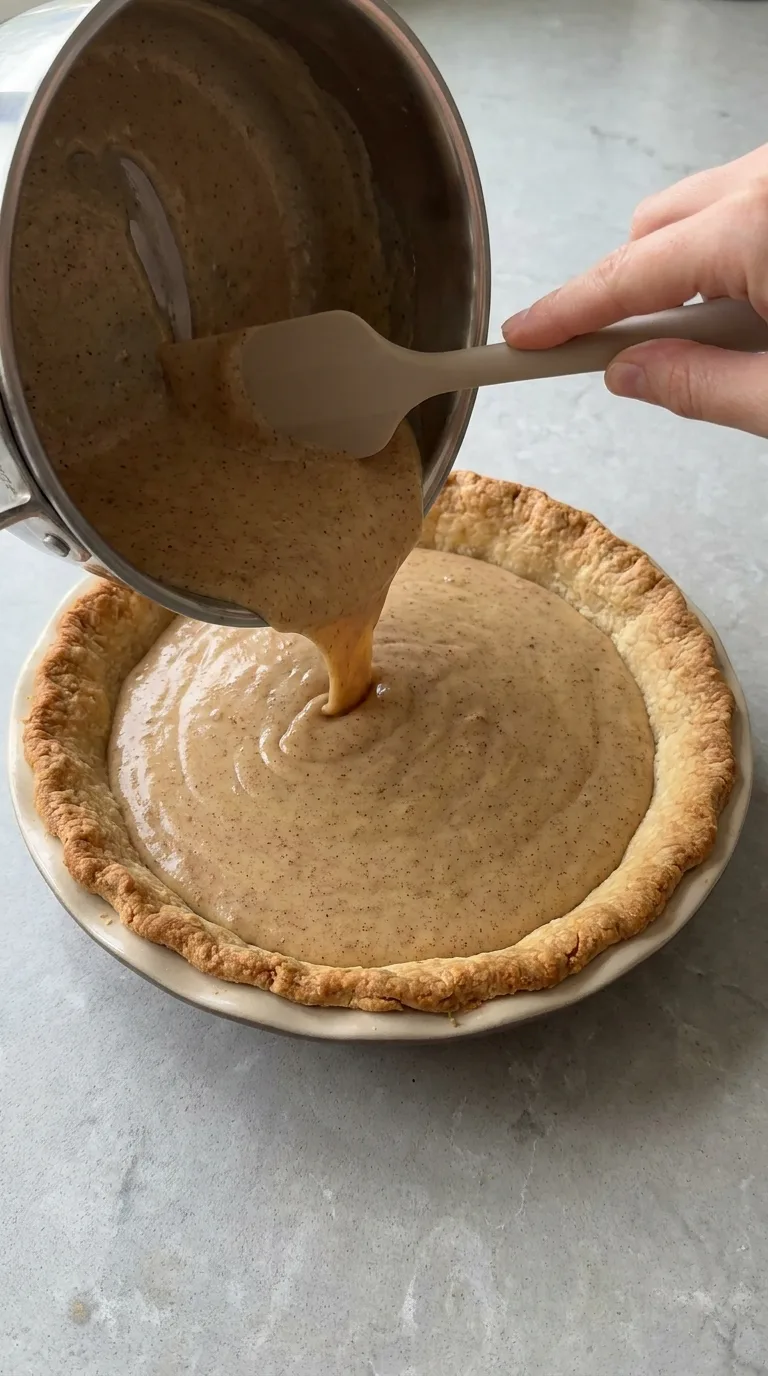 Cinnamon Cream Pie - Process Step