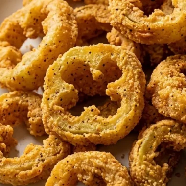 Crispy Fried Banana Peppers finished recipe
