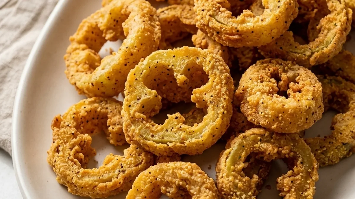 Crispy Fried Banana Peppers finished recipe