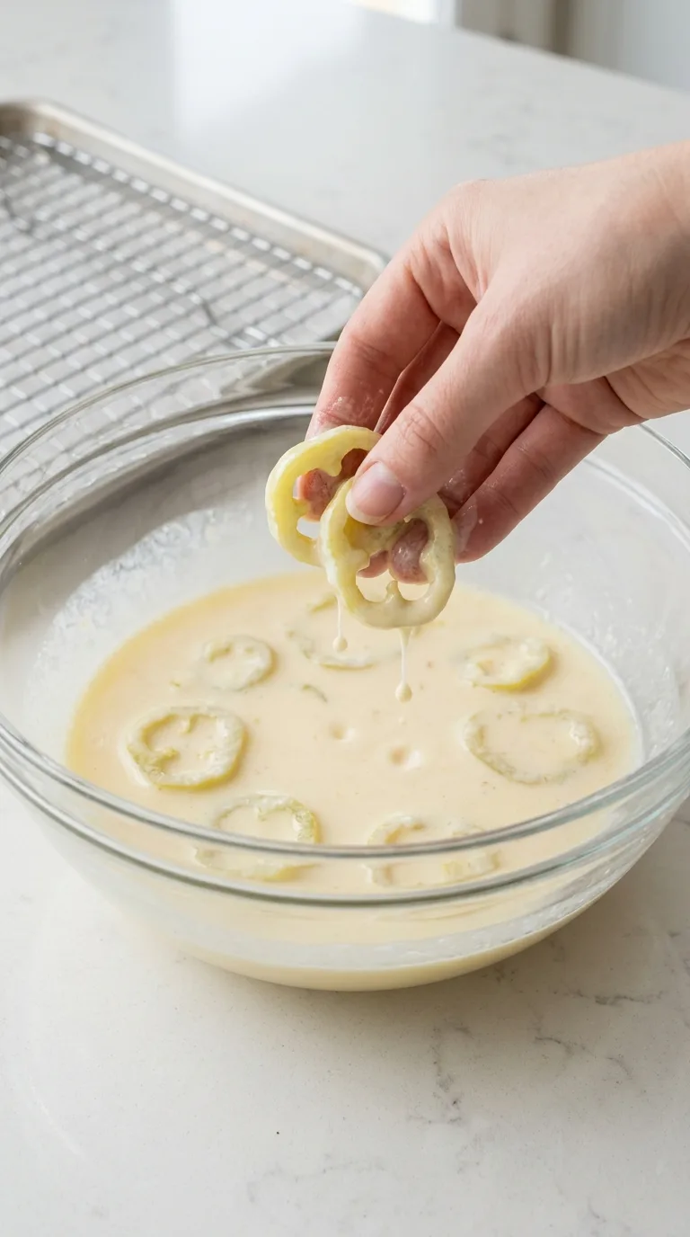 Crispy Fried Banana Peppers step 5