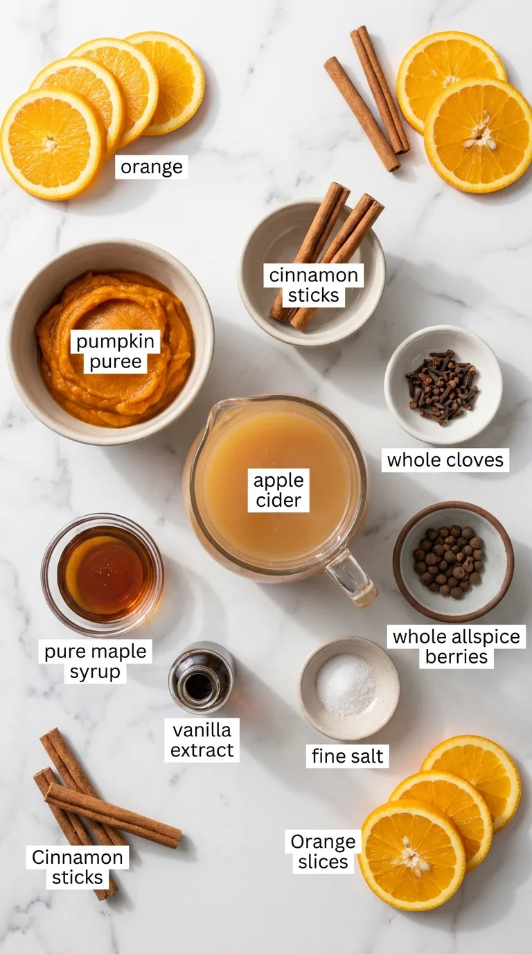 Crock Pot Pumpkin Apple Cider - Preparation Phase
