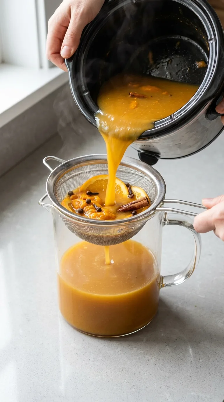 Crock Pot Pumpkin Apple Cider - Final Result
