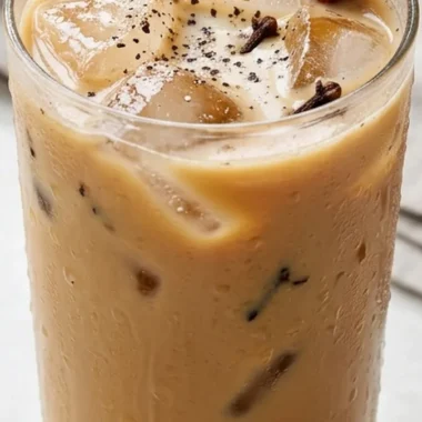 Iced Chai Tea Latte finished recipe
