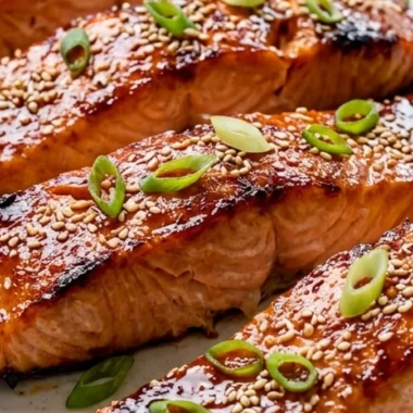 Miso Salmon finished recipe