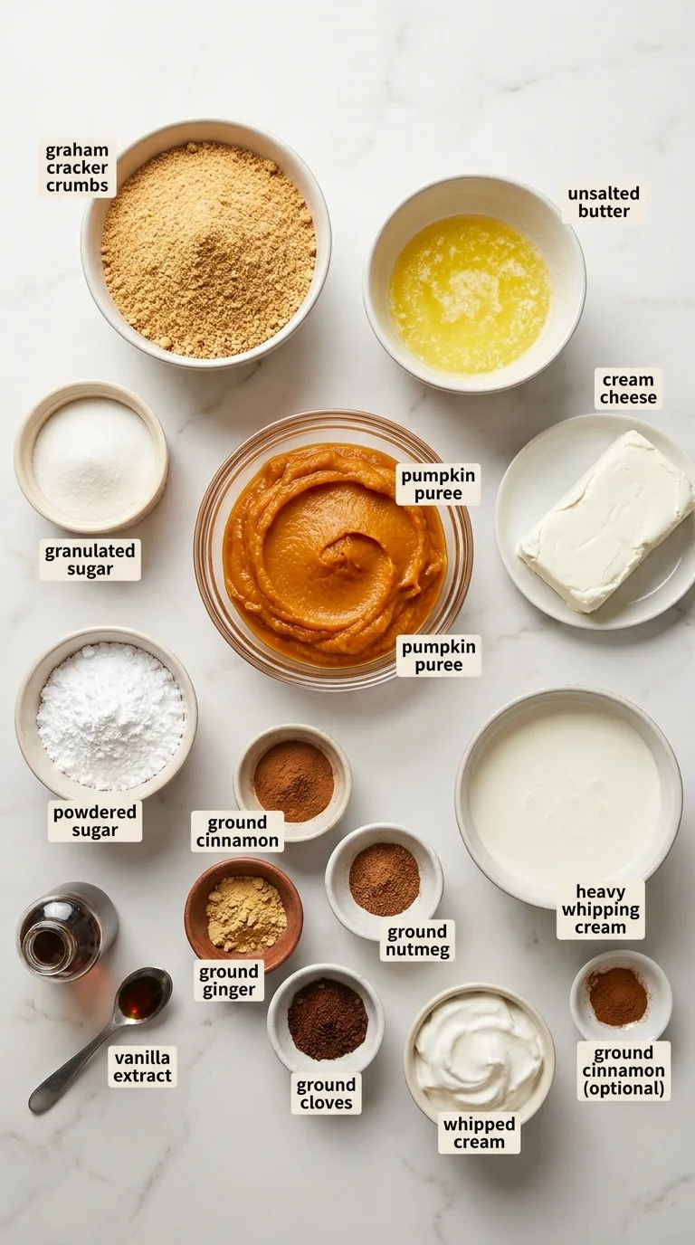No Bake Pumpkin Pie - Preparation Phase