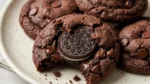 Oreo Stuffed Chocolate Cookies finished recipe