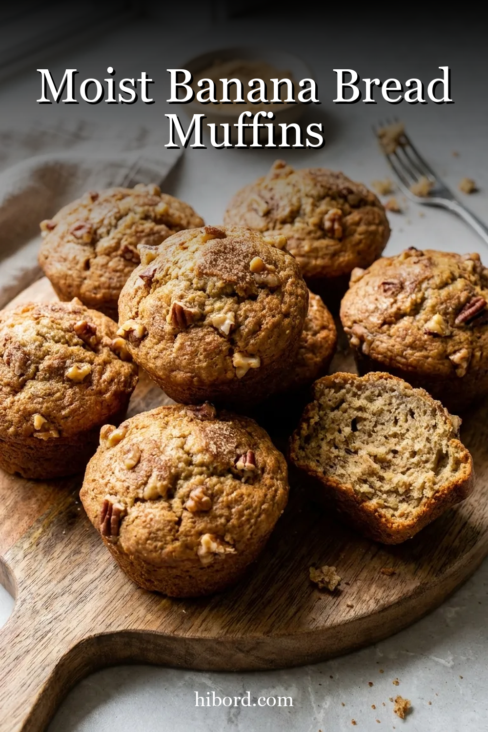 Moist Banana Bread Muffins
