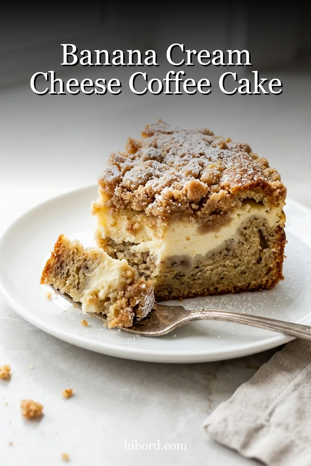 Banana Cream Cheese Coffee Cake