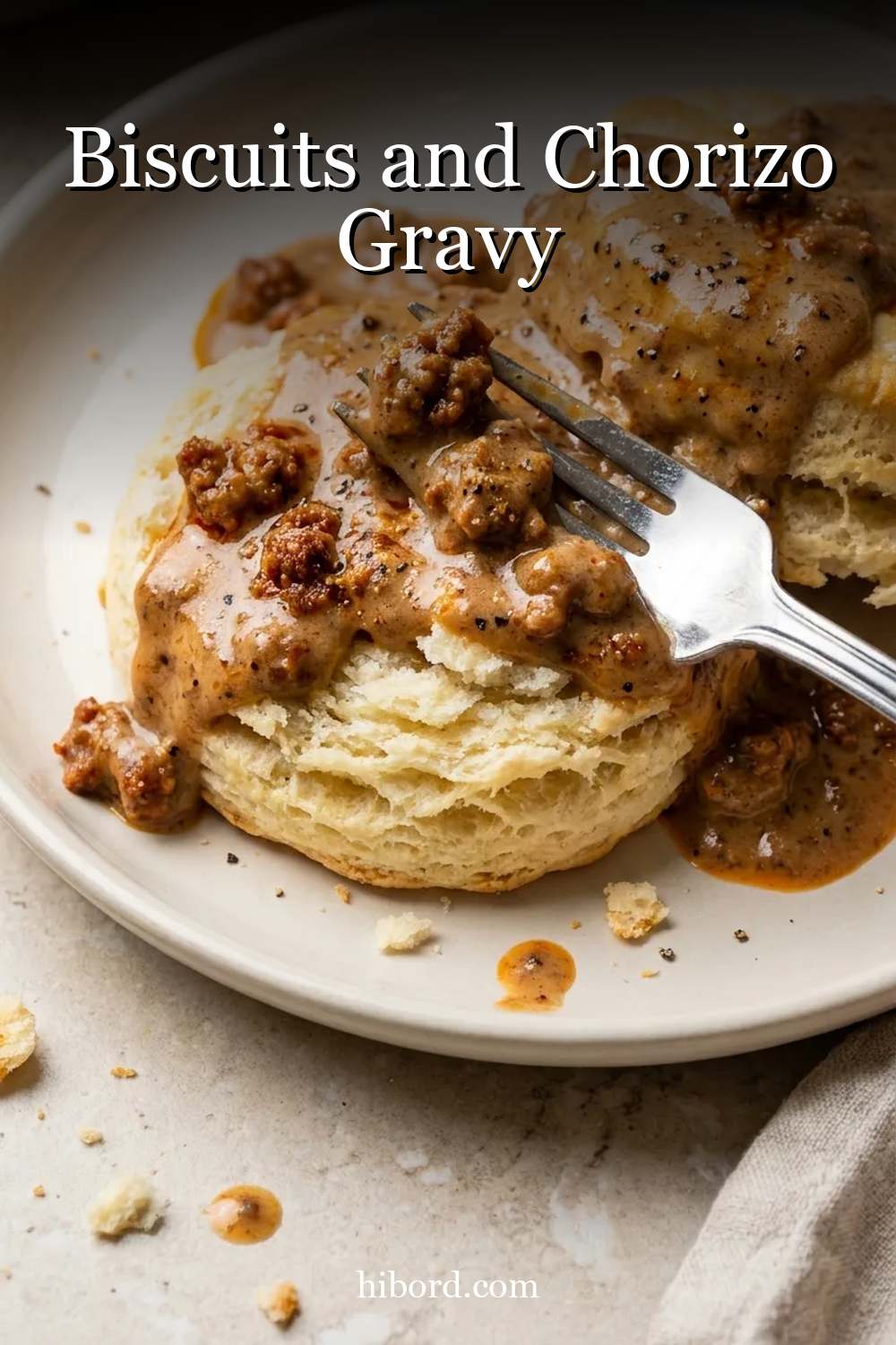 Biscuits and Chorizo Gravy