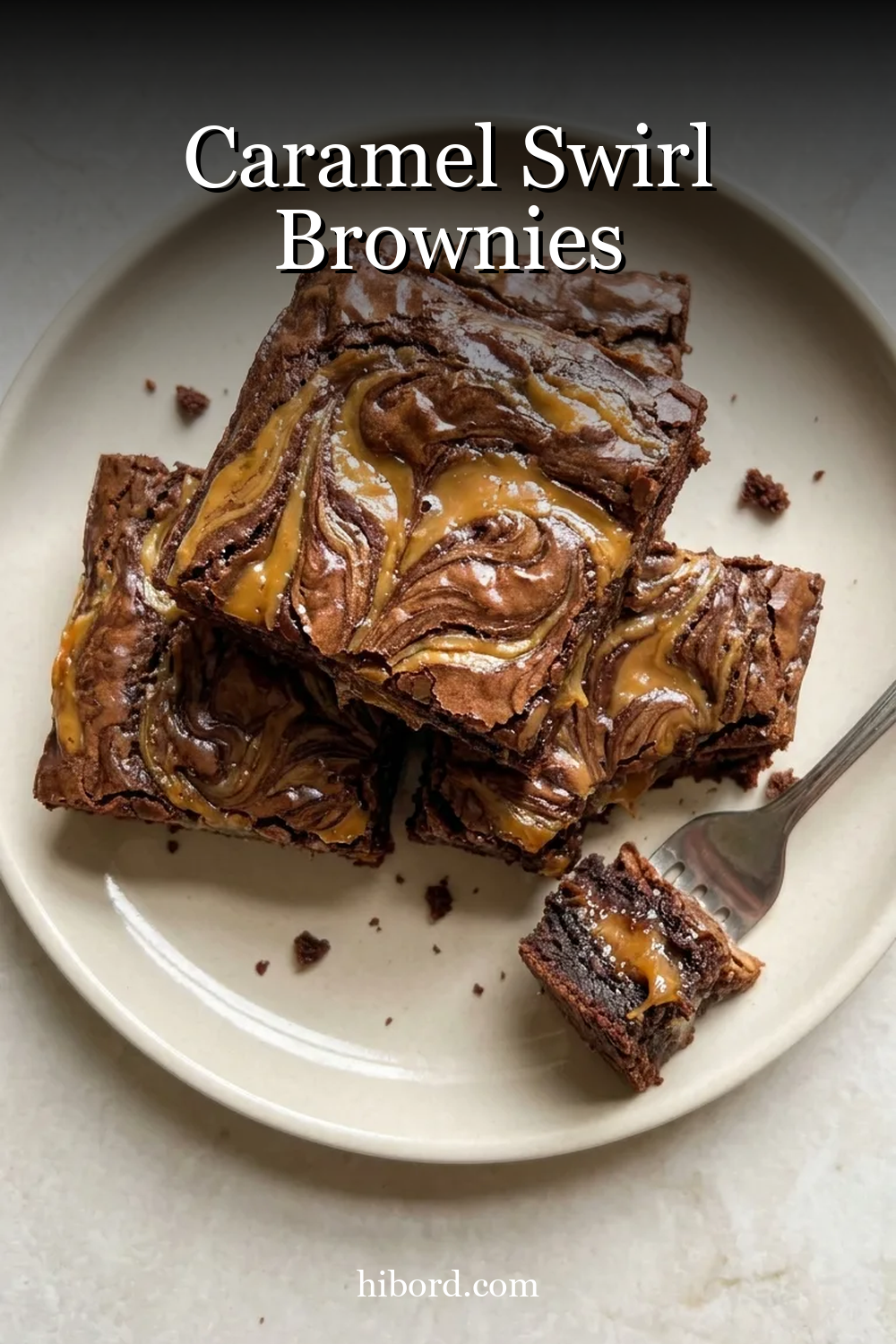 Caramel Swirl Brownies