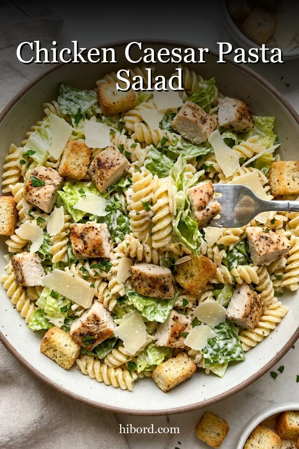 Chicken Caesar Pasta Salad